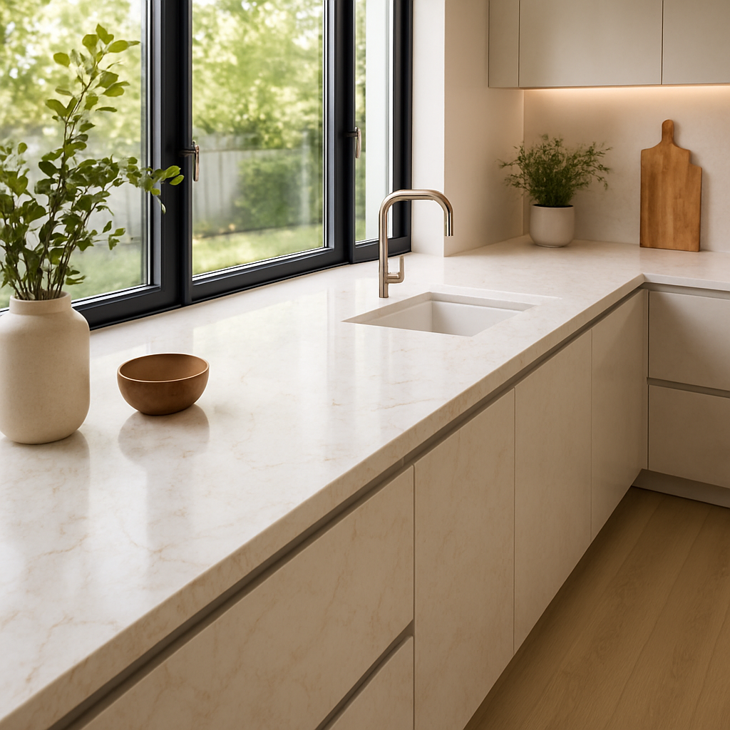 Carrara Gold — Blaty kuchenne