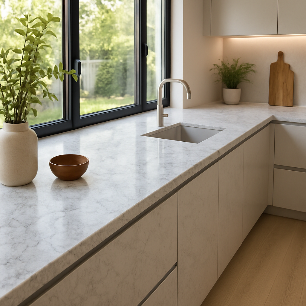 Marble Calacatta A — Blaty kuchenne