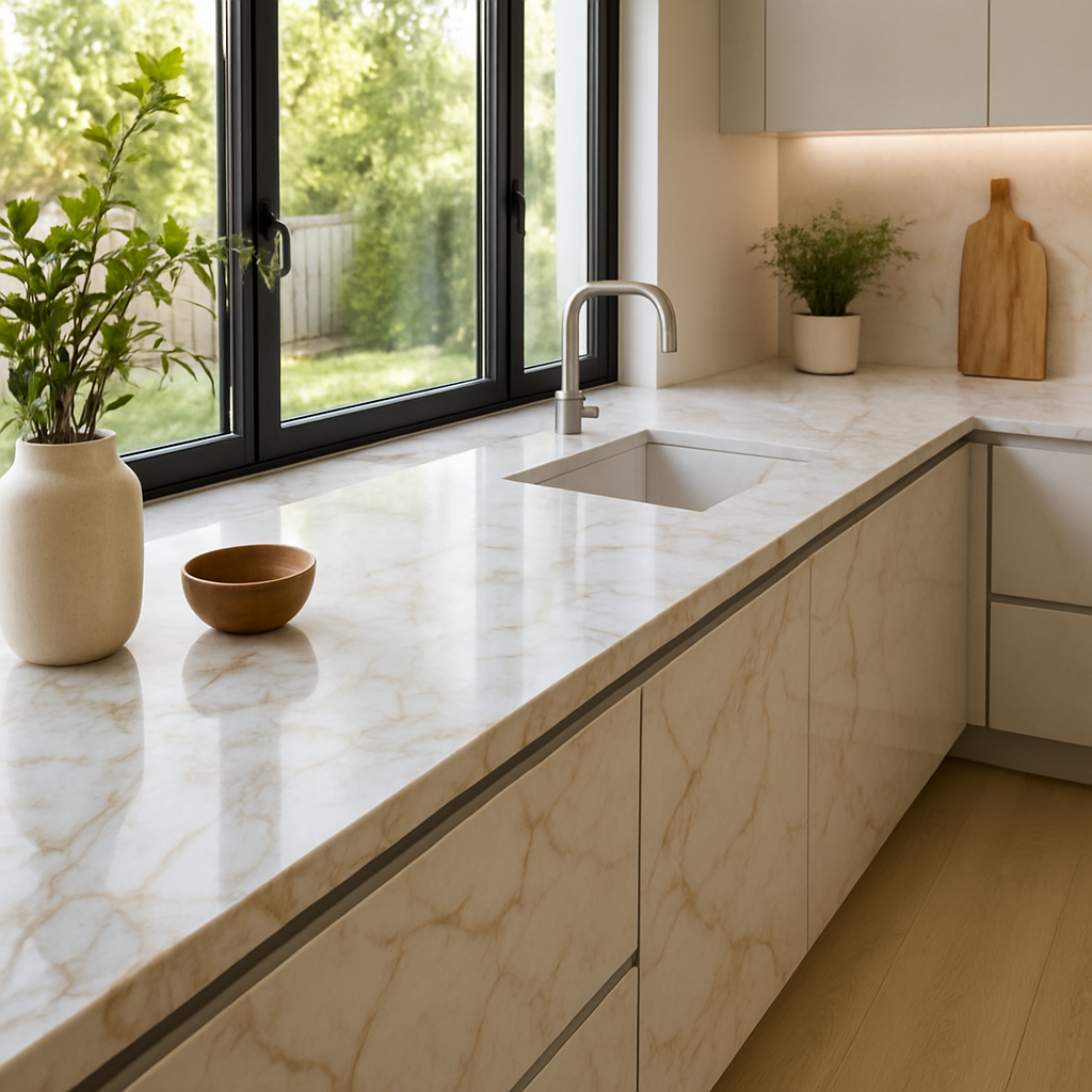 Marble Calacatta Gold A — Blaty kuchenne