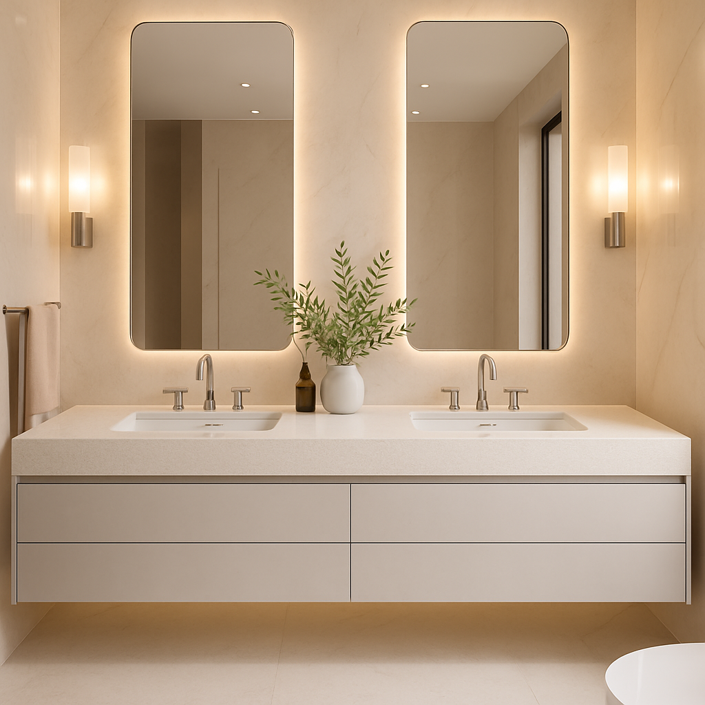 4600 Organic White — Blaty łazienkowe