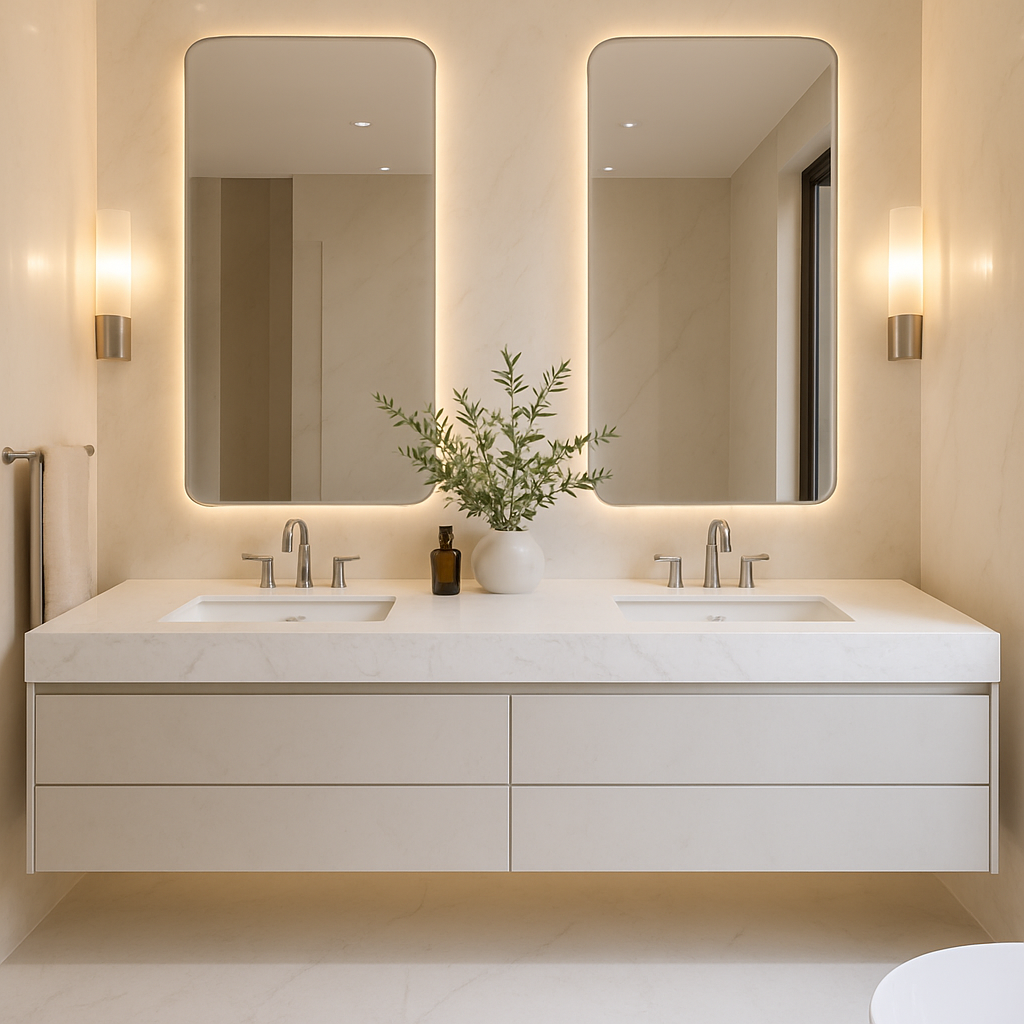 7200 Aquitaine Blanca — Blaty łazienkowe