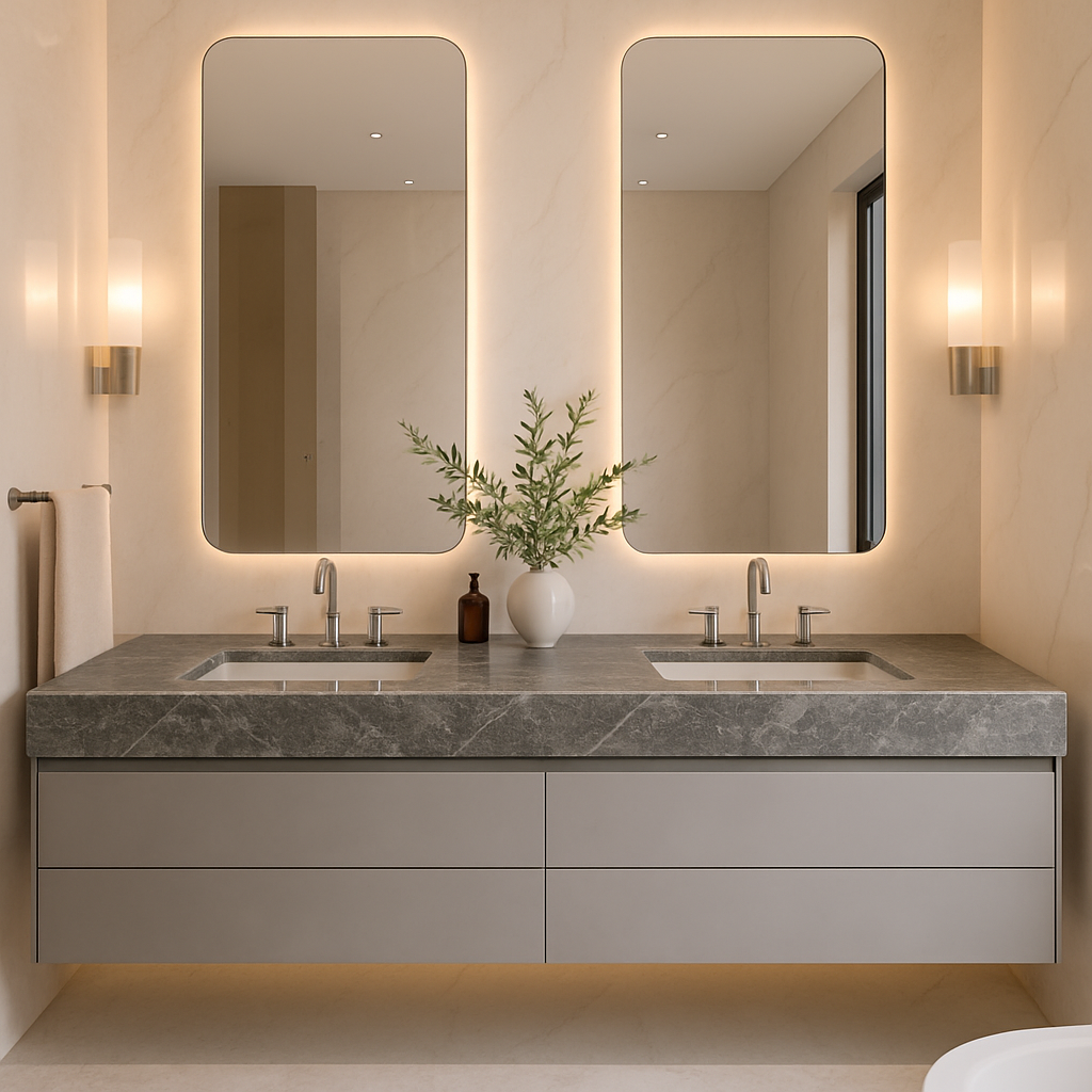 Marble Aubisque — Blaty łazienkowe
