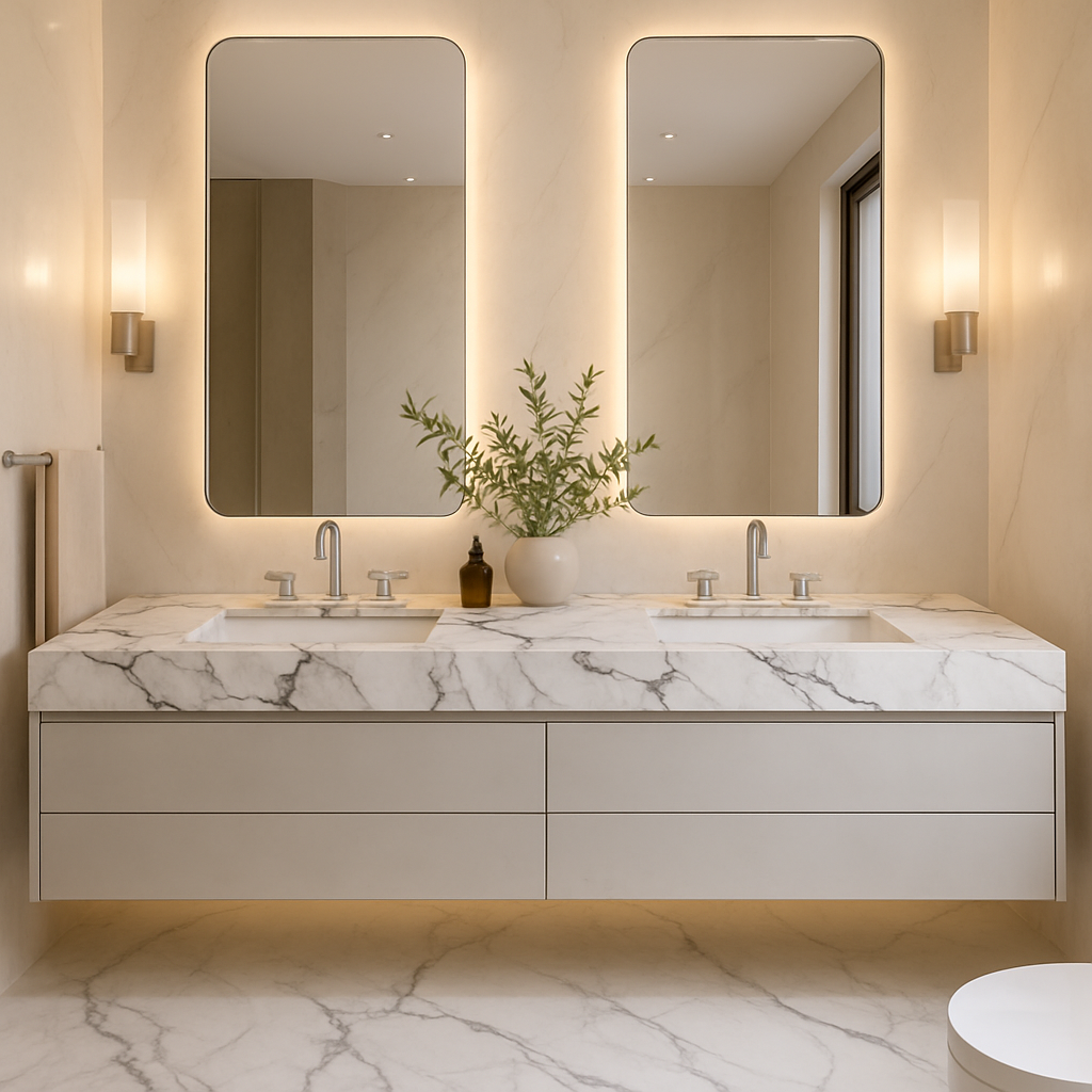 Marble Breach A — Blaty łazienkowe