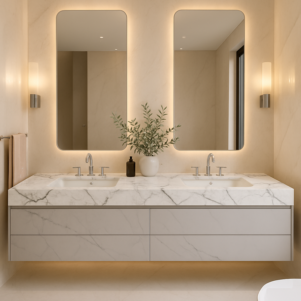 Marble Breach B — Blaty łazienkowe
