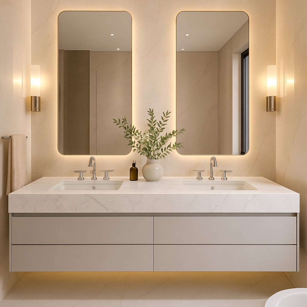 Marble Calacatta A — Blaty łazienkowe