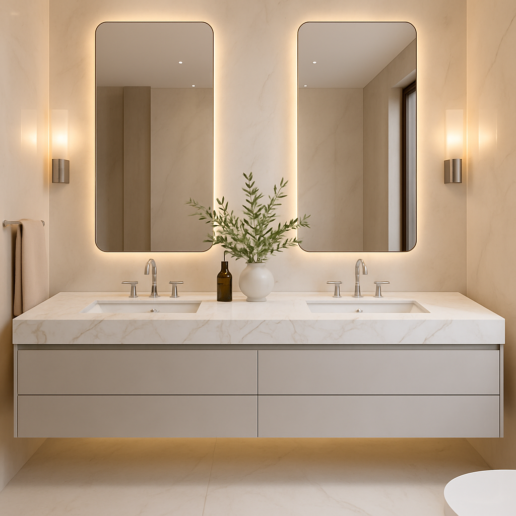 Marble Calacatta Gold A — Blaty łazienkowe