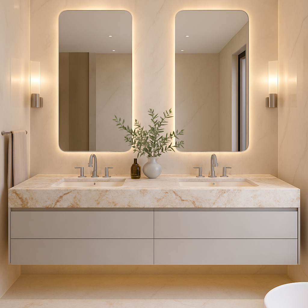 Marble Capraia — Blaty łazienkowe
