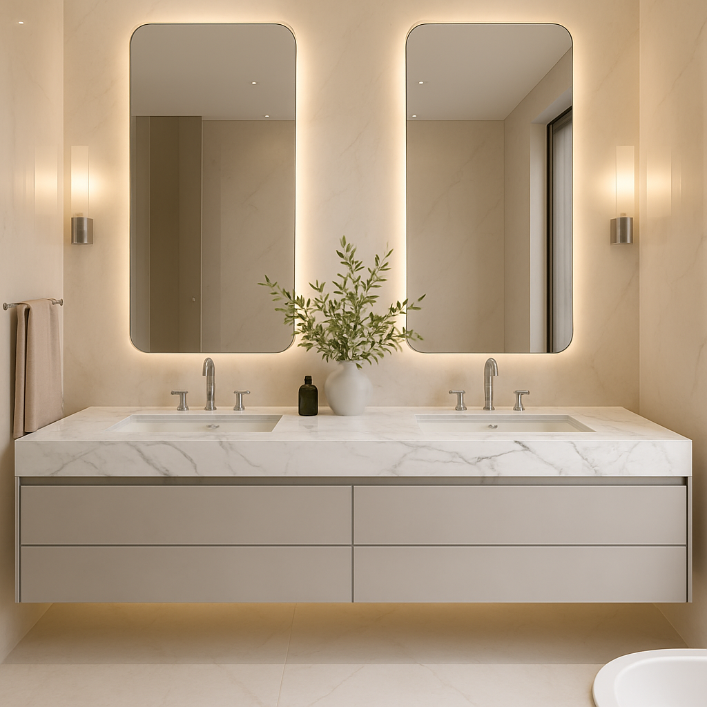 Marble Statuario B — Blaty łazienkowe