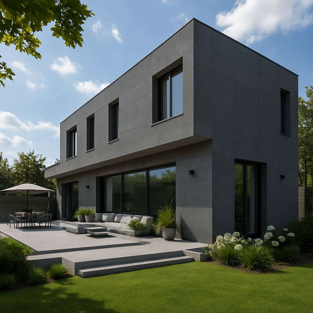 4033 Rugged Concrete — Elewacje i ogrody