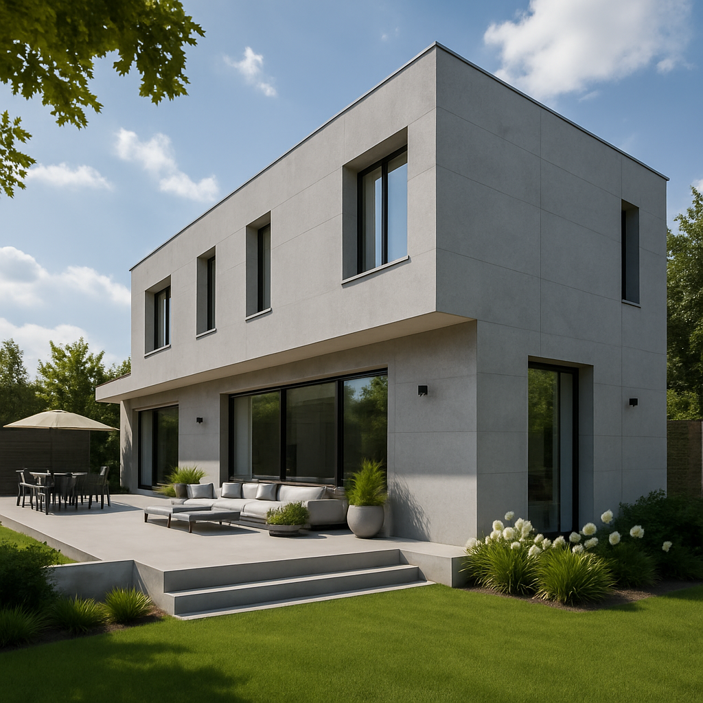 4044 Airy Concrete — Elewacje i ogrody