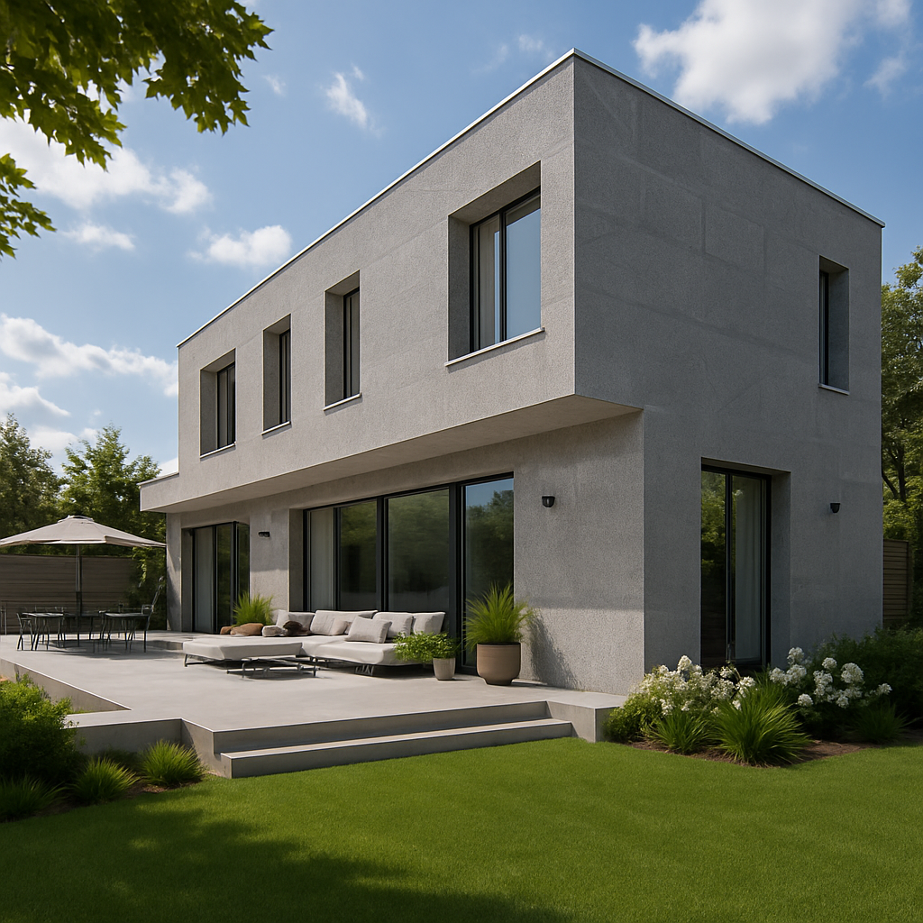 5133 Symphony Grey — Elewacje i ogrody