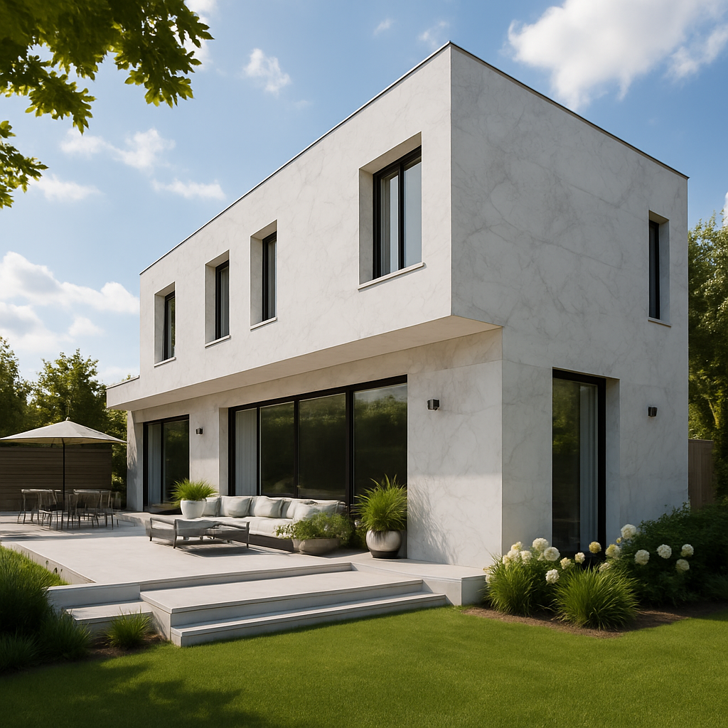 5753 Calacatta Aveyron — Elewacje i ogrody