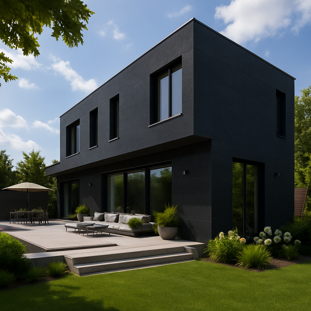 5810 Black Tempal — Elewacje i ogrody