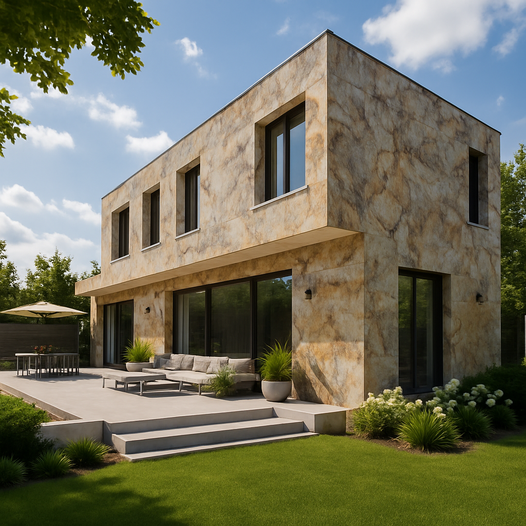 5900 Patagonia Brive — Elewacje i ogrody