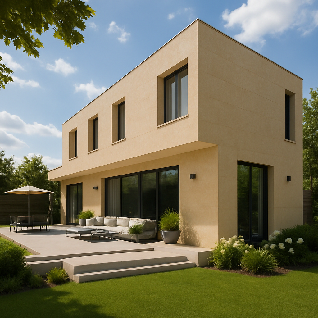 9030 Royal Beige — Elewacje i ogrody