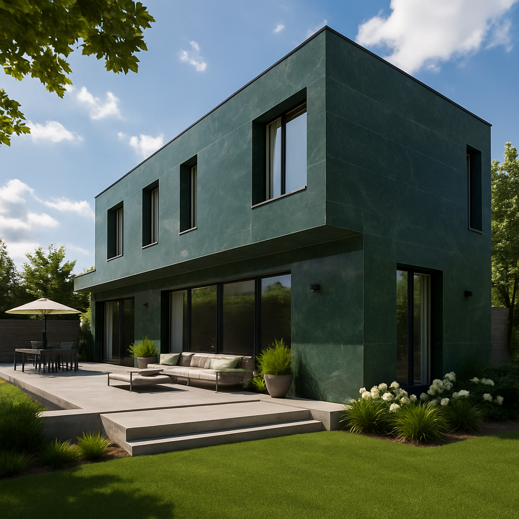 Jardin emerald — Elewacje i ogrody