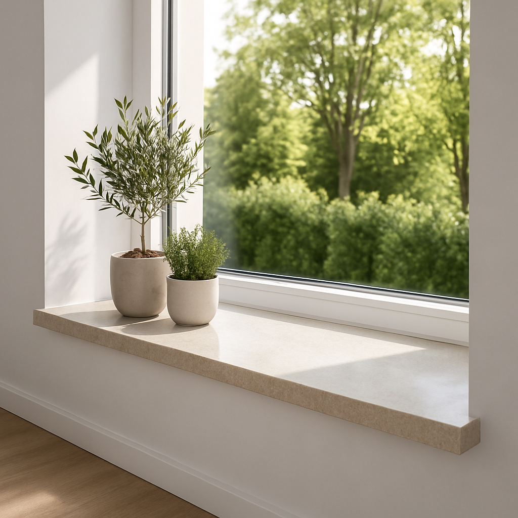Linen cream
                            Silestone  - Suma — Parapety