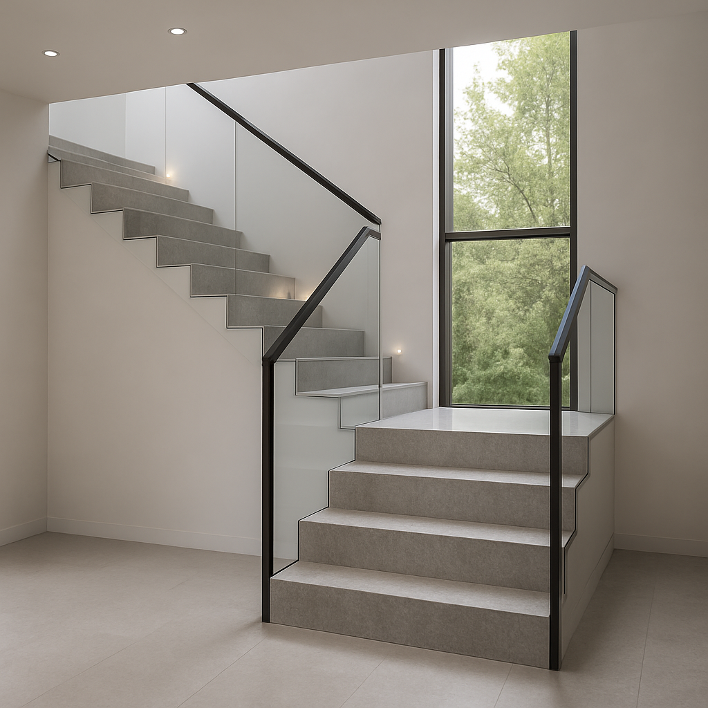 4003 Sleek Concrete — Schody kamienne