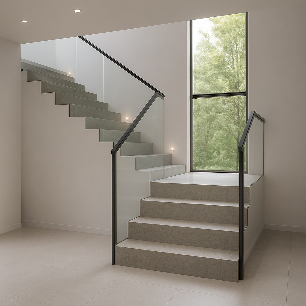 4004 Raw Concrete — Schody kamienne