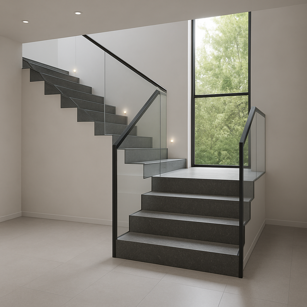 4033 Rugged Concrete — Schody kamienne
