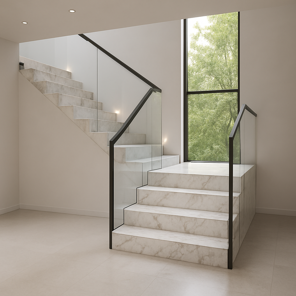 5754 Calacatta Viviez — Schody kamienne