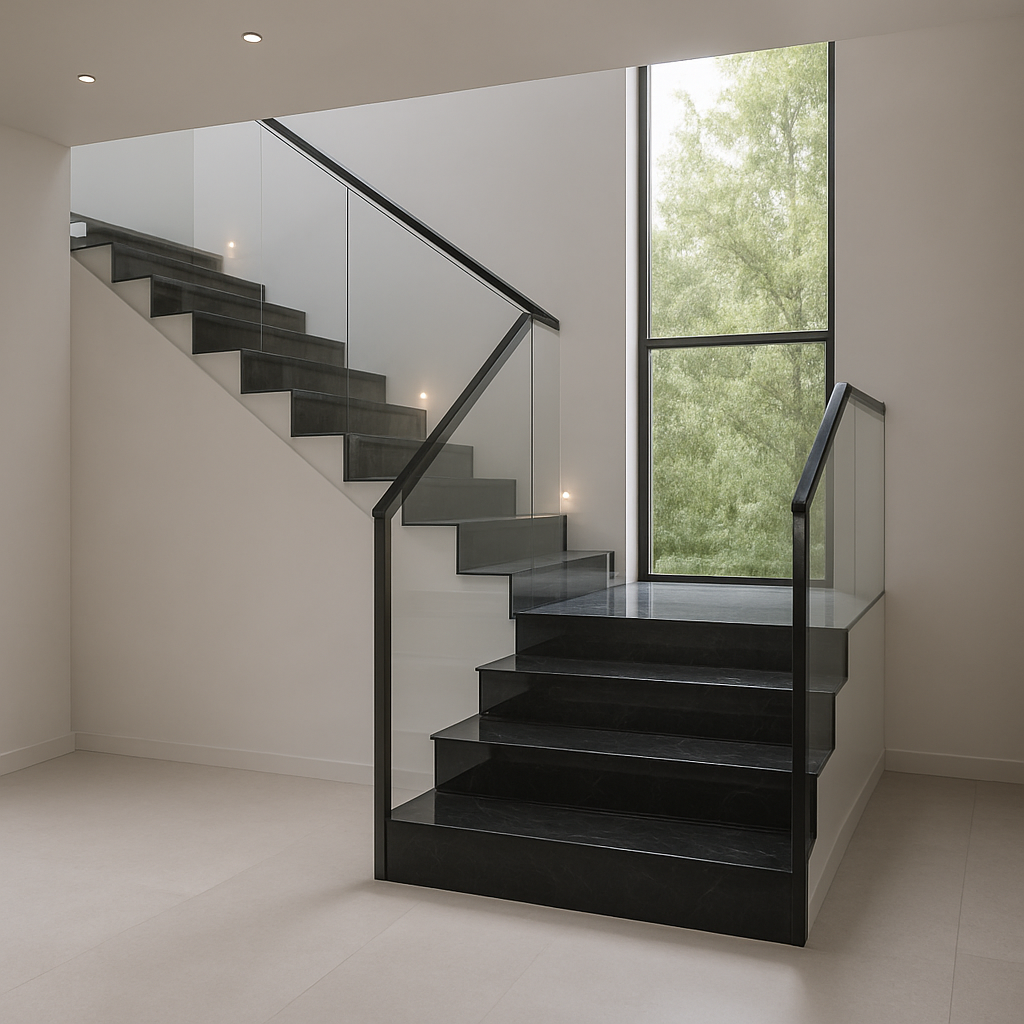 Absolute Black 2 cm — Schody kamienne