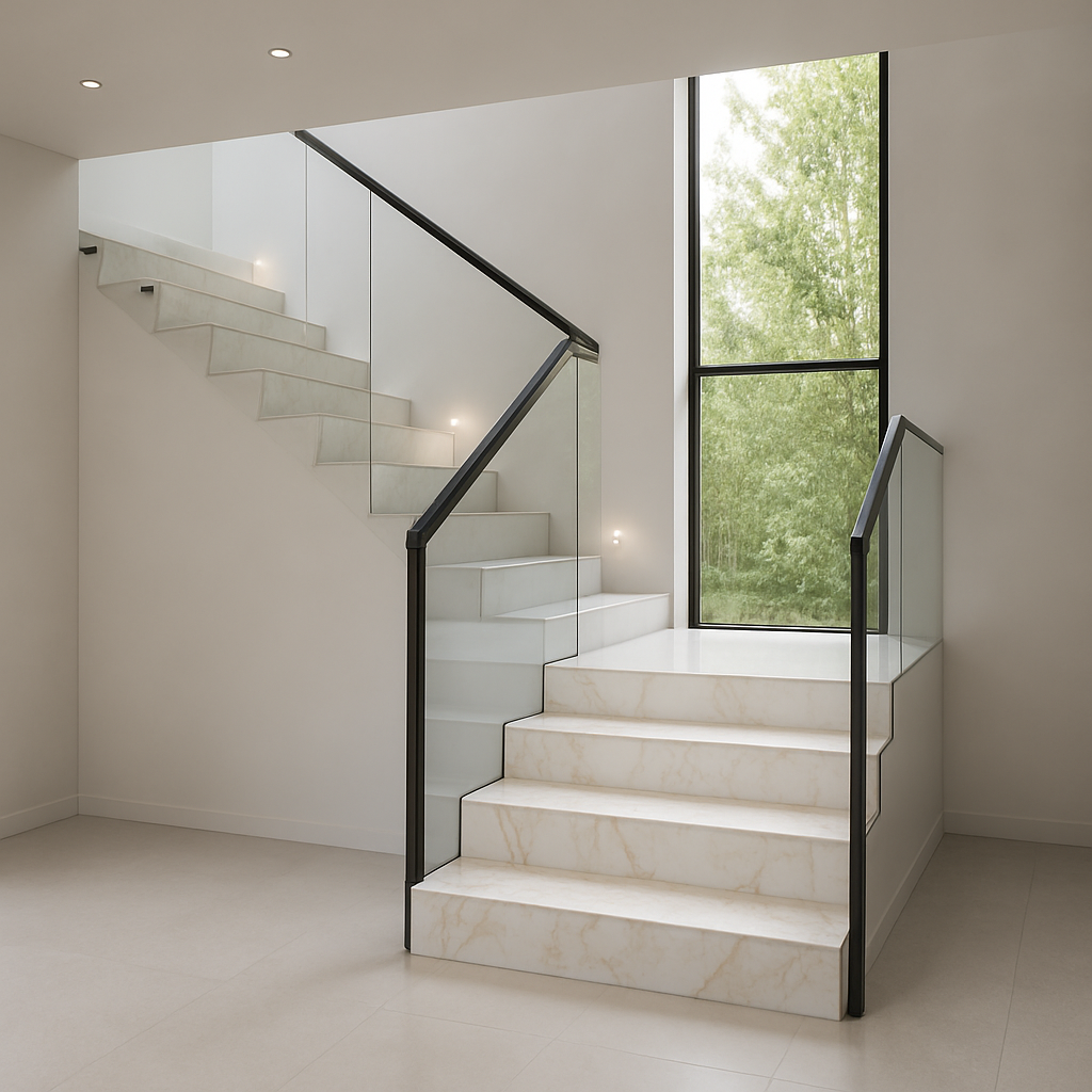 Carrara Gold — Schody kamienne