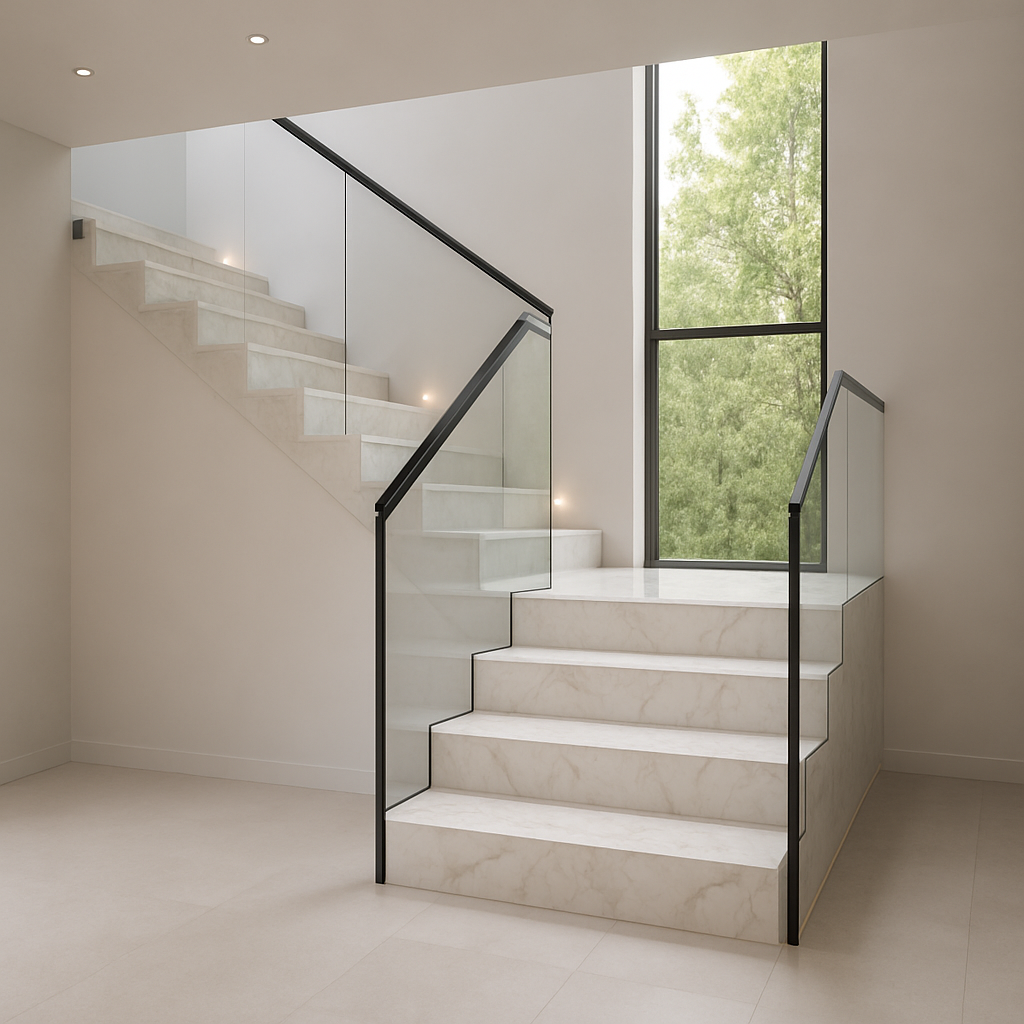 Et Calacatta Gold — Schody kamienne