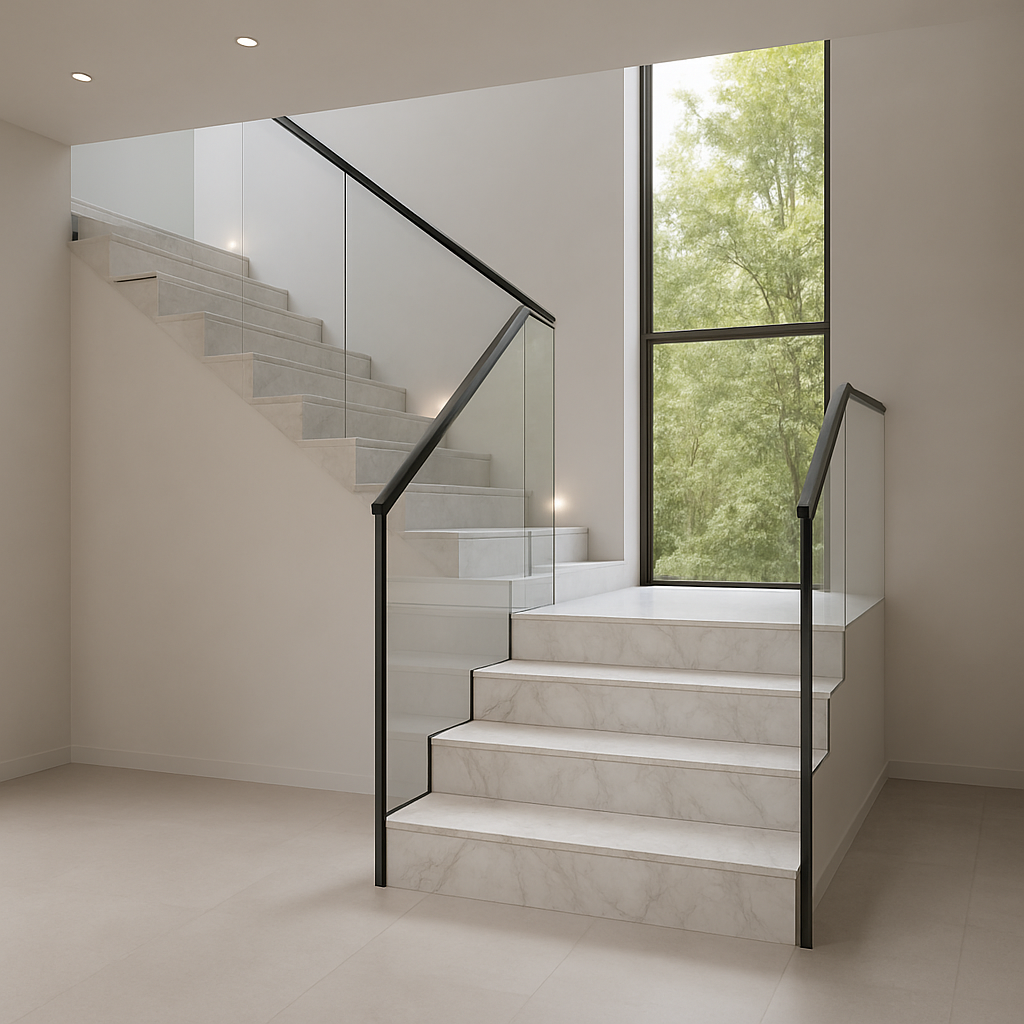 Marble Statuario A — Schody kamienne