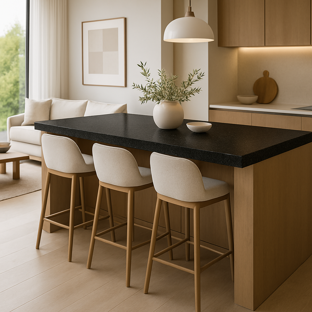 Black Galaxy Leather — Stoły i meble