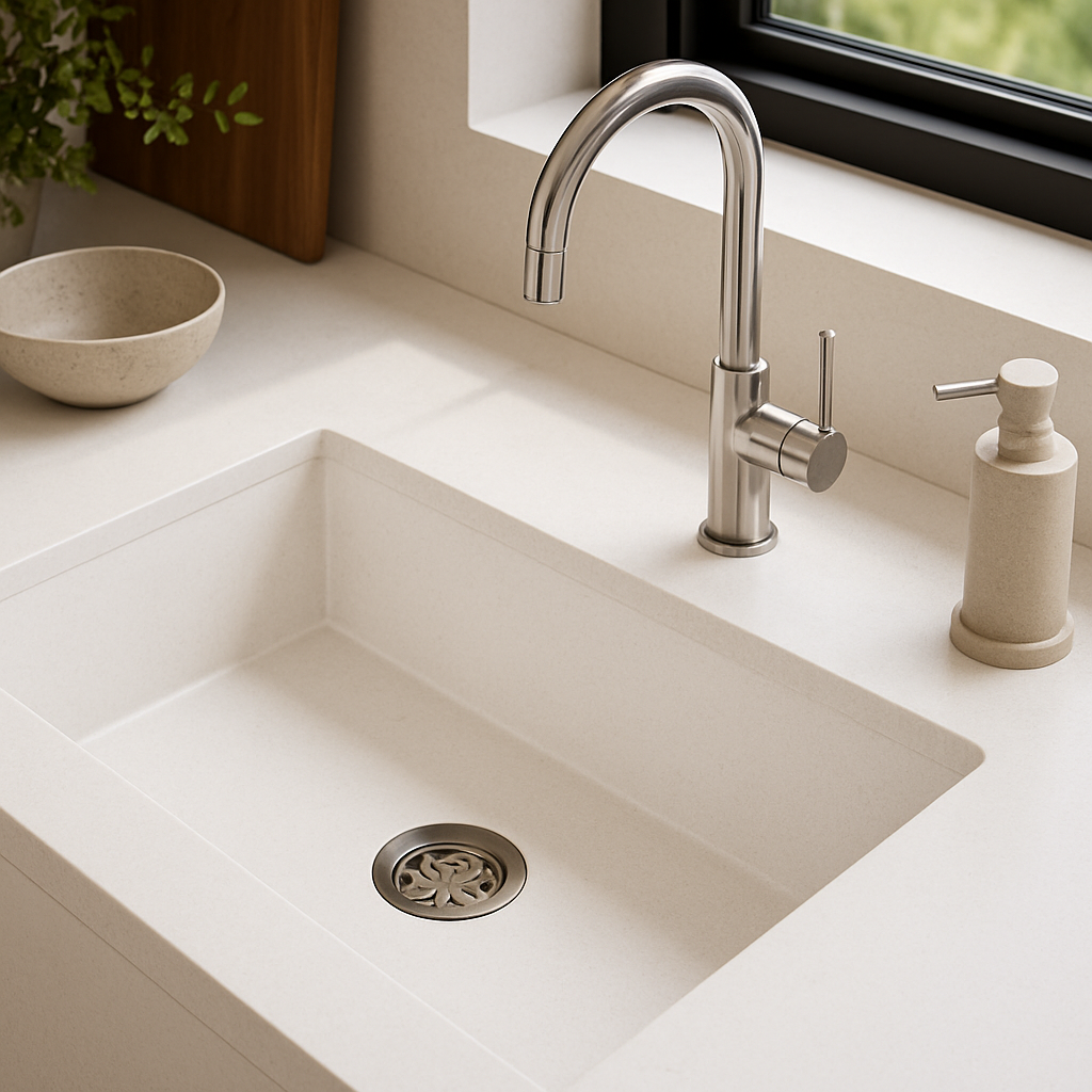 4600 Organic White — Zlewozmywaki