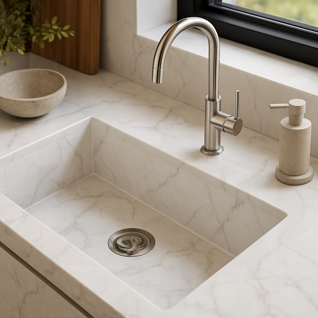 Bronze rivers
                            Silestone  - Suma — Zlewozmywaki