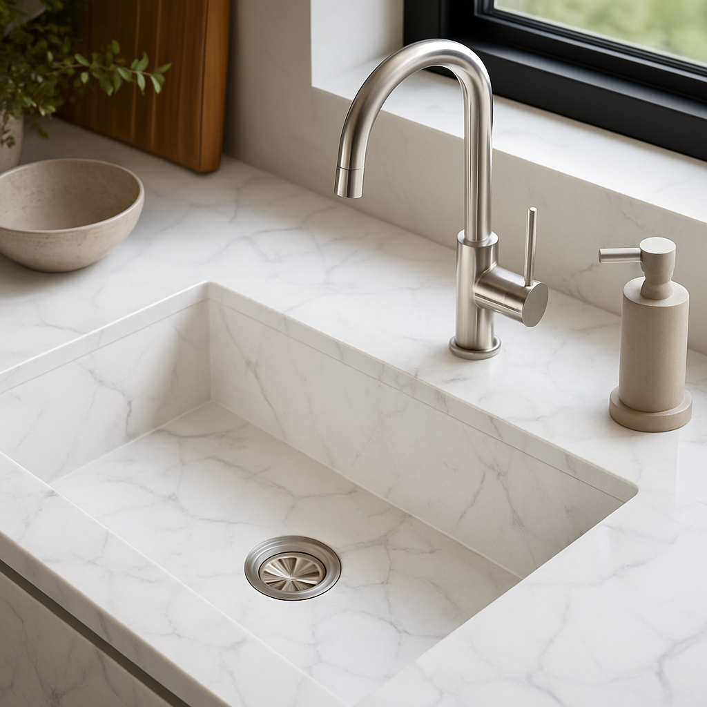 Calacatta Grey — Zlewozmywaki
