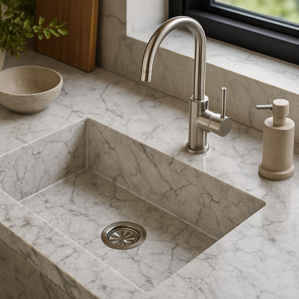 Marble Breach A — Zlewozmywaki