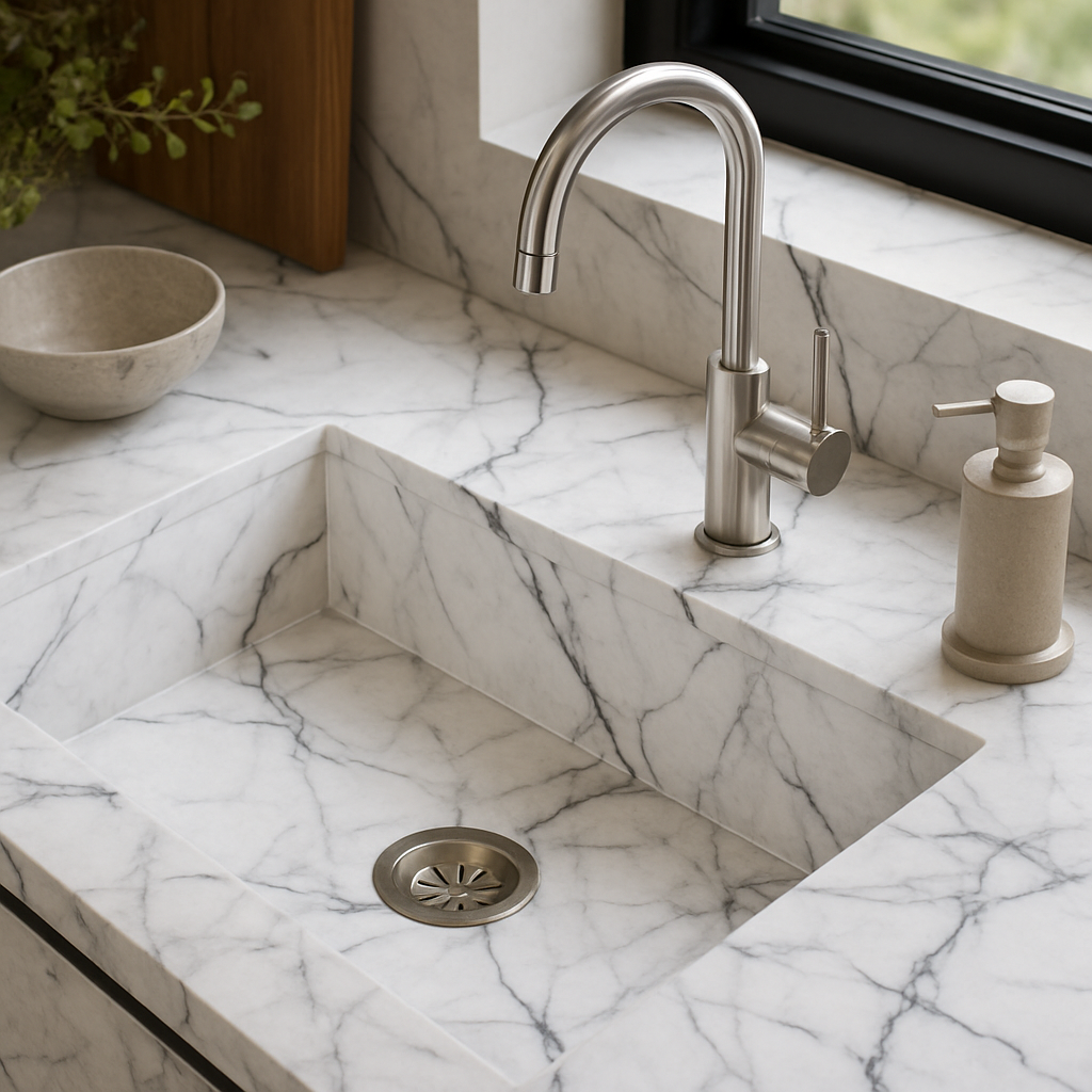 Marble Breach B — Zlewozmywaki