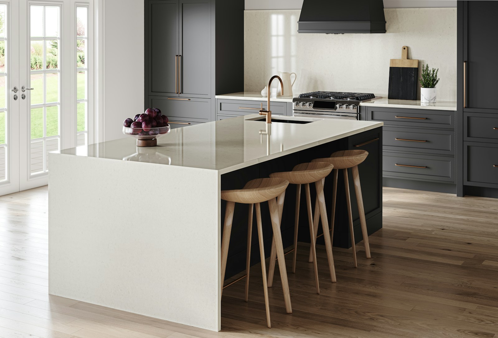Linen cream
                            Silestone  - Suma — Elewacje i ogrody